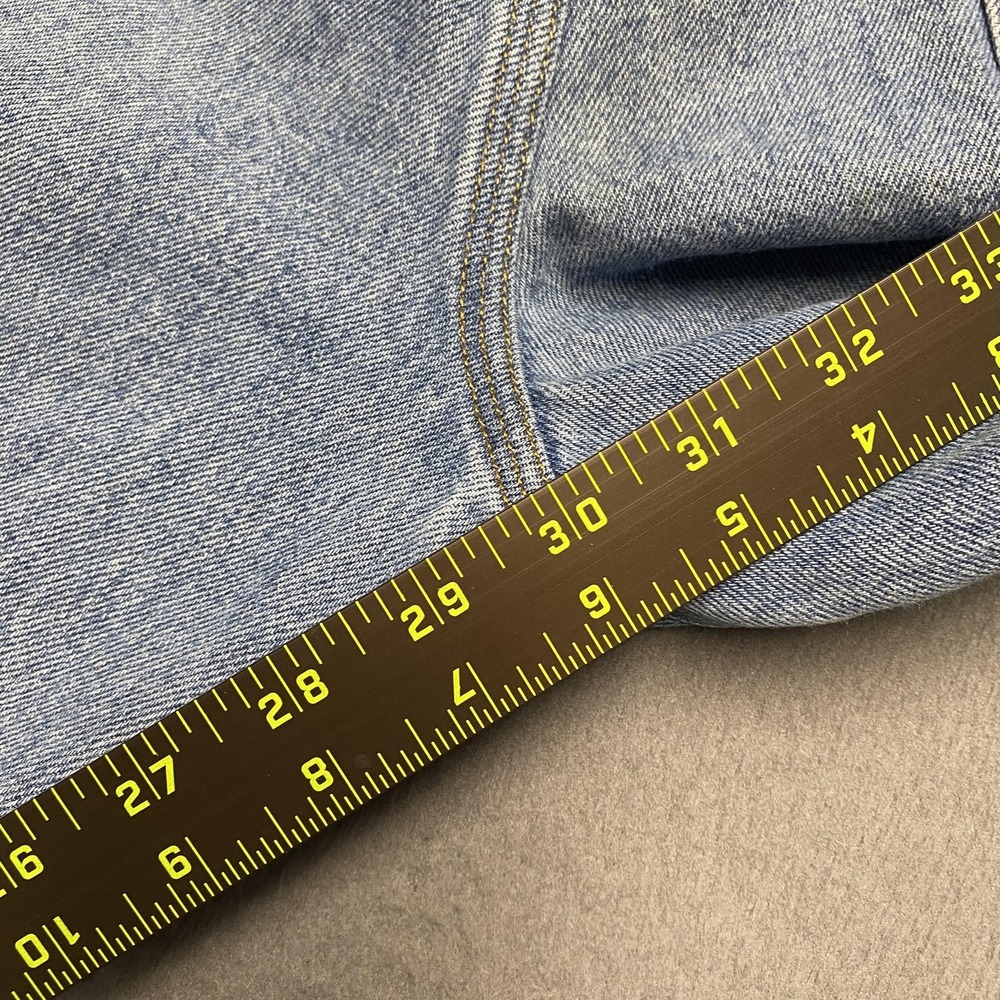 Duluth Trading Co Jeans Mens 36x30 Blue Relaxed Straight Denim Light Wash Pants - Picture 9 of 12